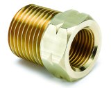 Auto Meter 2372 FITTING ADAPTER 1/2" NPT MALE BRASS FOR AUTO GAGE MECH TEMP