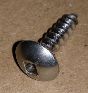 Stainless Steel #10 Machine Screw #2 Square Drive Truss Head Pack-of-10