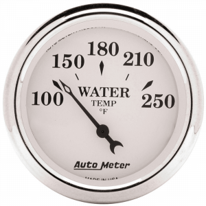 Auto Meter 1638 Gauge Water Temp 2-1/16" 250ºF Elec.
