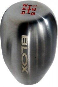 BLOX BXAC-00200 Shift Knob Stainless Steel 5-Speed Gun Metal Finish Honda Acura