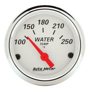 Auto Meter 1337 Gauge Water Temp 2-1/16" 250ºF Elec.