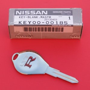 Nissan KEY00-00185 OEM Key Blank Master R32 R33 Skyline GTR RB26DETT JDM New