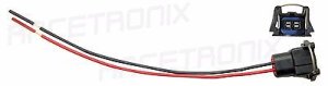 Racetronix ICA8 Fuel Injector Wiring Harness fits EV1 Denso Injectors SINGLE