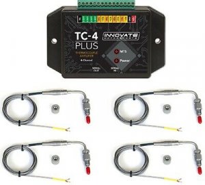 Innovate 3895 TC-4 Plus EGT Tuning Kit 4x K-Type Thermo-Couple Probes Included