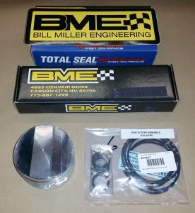 BME Top Fuel Pistons for Nissan RB26DETT 86mm x 10.5 1500+ HP 9310 Pins