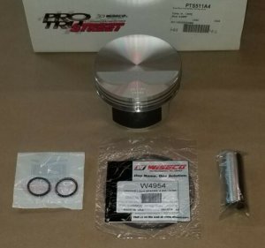 Wiseco PTS511A4 Pistons for Ford Small Block 347 Stroker Flat Top 4.040" -7cc