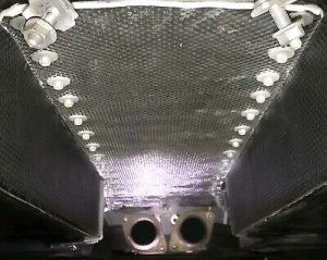 DEI 050532 Trans Tunnel Heat Shield Kit for GM Corvette C6 Base ZO6 Plate Shield