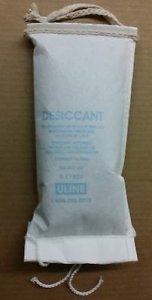 Uline S-11204 Desiccant Bags of Activated Clay 21oz Removes Moisture 15-PIECES