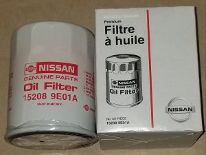 Nissan 15208-9E01A OEM Oil Filter for VR38DETT R35 + VK56DE Titan NV Armada