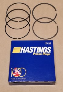 Hastings 2C4640-040 Piston Rings Honda D15B7 D16A6 D16Z6 76mm Bore (+1.0mm)