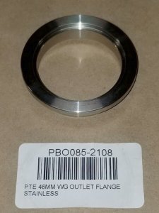 Precision PBO-085-2108 Outlet Weld Flange for 46mm Wastegate Stainless Steel