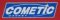 Cometic Sticker Blue Small 1.75" x 5.375" Gasket Racing Turbo Decal Drift
