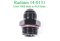 Radium 14-0131 10AN ORB to 8AN Male Fitting Aluminum Black Fuel Water Oil